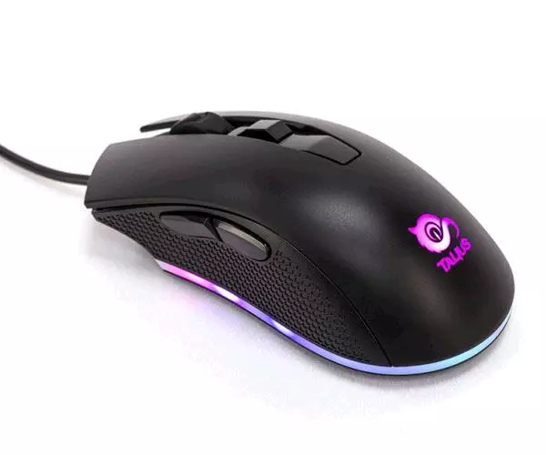 Raton Gaming Talius Lancer / 6400 dpi / 6 botones / RGB / Interruptores Omrom / Negro