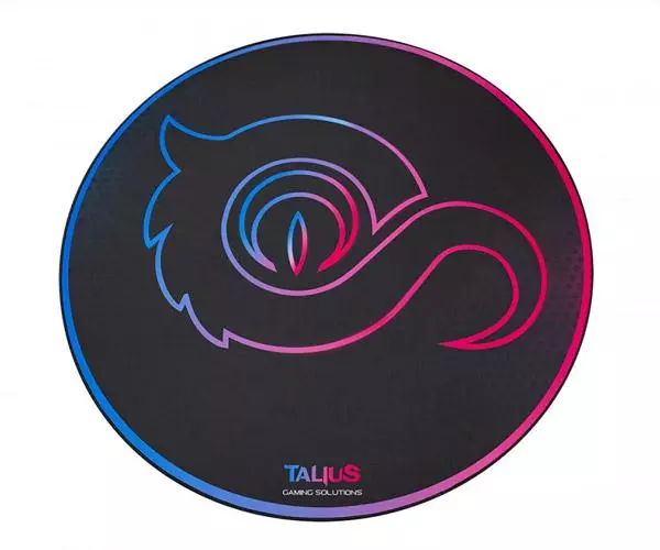 Talius Floorpad 100 Alfombra de Suelo Circular Gaming / Diametro 100cm / Resistente al Agua