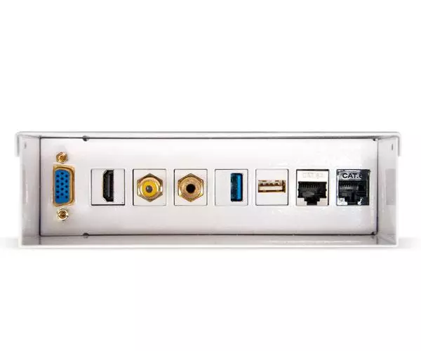 Caja conexiones multimedia de pared / Nanocable / 10.35.0003 / Blanco