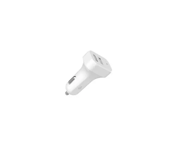 Cargador de coche-mechero Usb x2 / 12w / Blanco / Epime A5789 / One+
