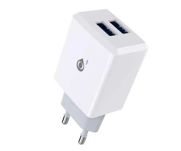 Cargador de red Usb x2 / 12w / Blanco / Jody NA0344 / One+