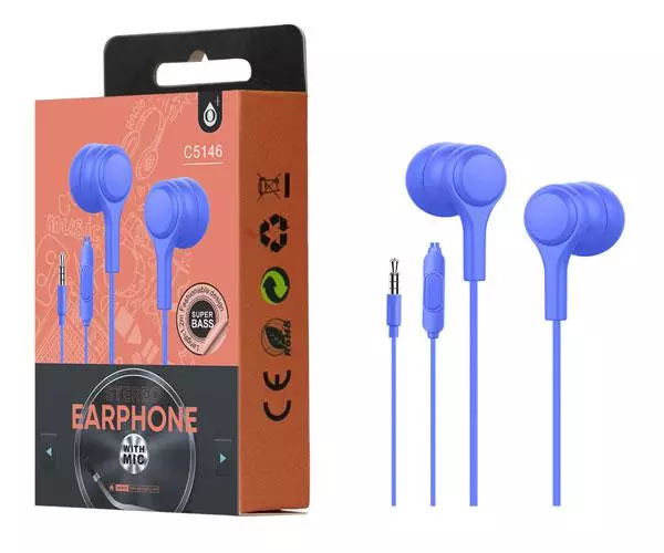 Auriculares + Microfono intrauditivos Lenoy C5146 Azul One+