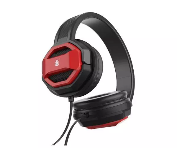 Auriculares Diadema NC3200 / Jack 3.5mm / Microfono / Rojo / One +