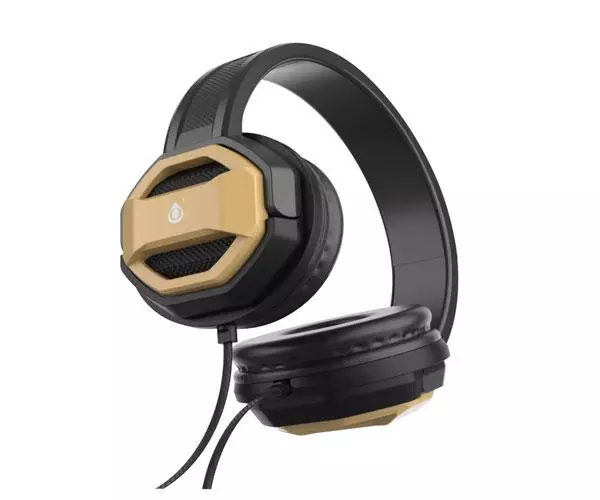 Auriculares Diadema NC3200 / Jack 3.5mm / Microfono / Oro / One +