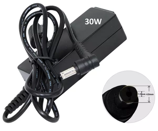 Cargador compatible para port&aacute;til HP / Compaq 30W 19V 1.58A 4.0 mm x 1.7 mm / 2366