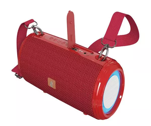 Altavoz Bluetooth 5.3 / NF4077 / 10w / Fm / Micro SD / Usb / Luces Led / Rojo / One+