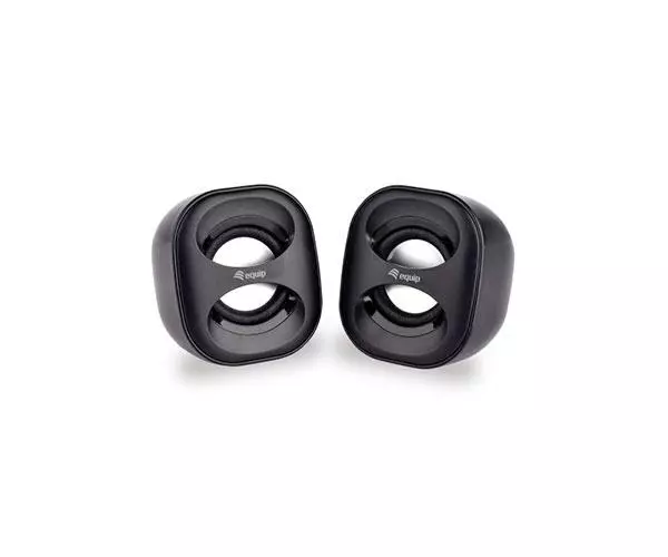 Altavoces 2.0 Equip Life Mini / Usb / Jack 3.5" / 6w Rms  / Control de volumen / Negro / 245330