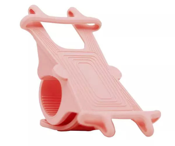 Soporte universal para Movil de silicona para bici o moto E6429 / 4.5-7 Pulg. / Rosa / One+