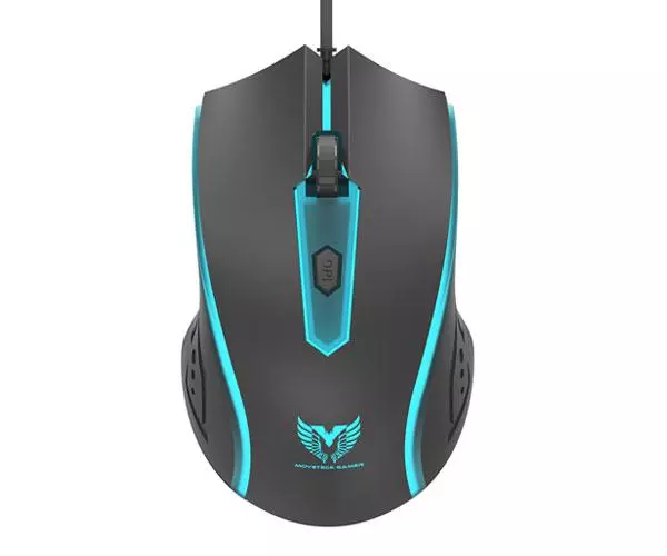 Rat&oacute;n Usb Gaming NG6025 / Hasta 2400 Dpi / 6 Botones / Leds multicolor / 1.5m / Negro / Mtk