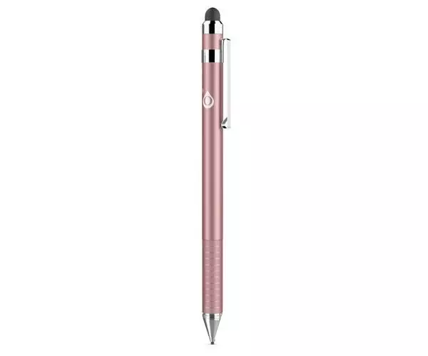 Lapiz tactil - Puntero para Tablet - Smartphones / Ng6032 / Rosa Oro / 2x Puntas Tactiles / One+