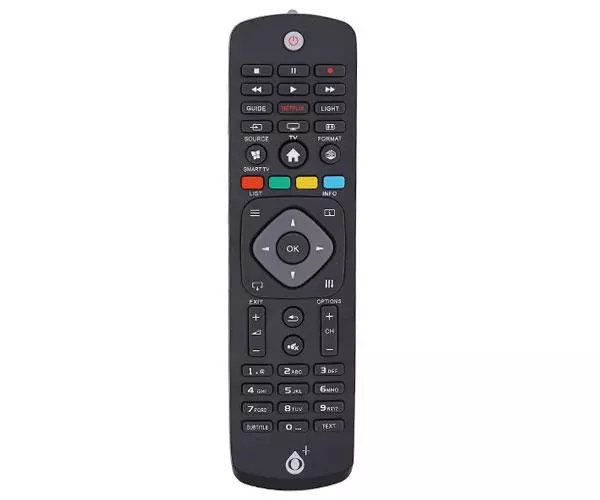 Mando a distancia TV Universal Philips R5633 / Modelo 1 / Negro / One+