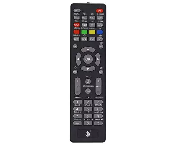 Mando a distancia TV Universal R5639 / Negro / One+