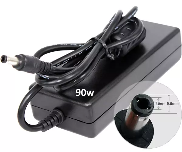 Cargador compatible para port&aacute;til ACER / ASUS / TOSHIBA 90W 19V 4.74A 5.5x2.5 mm Dayma