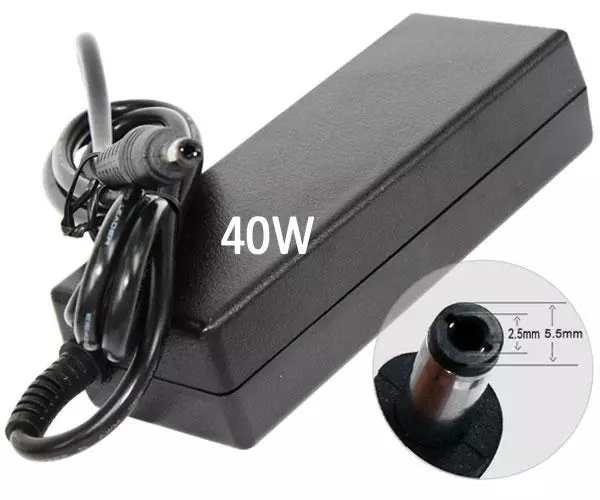 Cargador para port&aacute;til Acer/ Lg / Lenovo 40W 20V 2A 5.5 mm x 2.5 mm / 2052