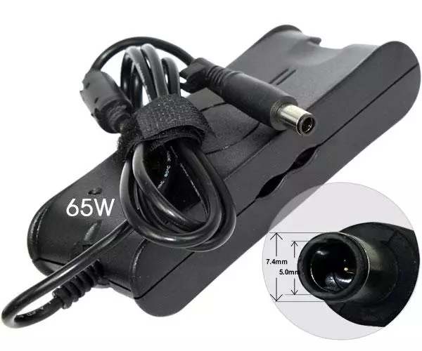 Cargador compatible para port&aacute;til DELL 65W 19.5V 3.34A 7.4x5.0 mm Dayma