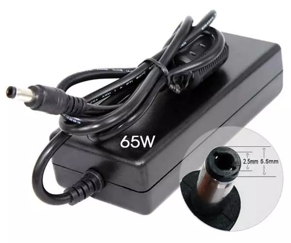 Cargador para port&aacute;til Fujitsu 65W 20V 3.25A 5.5 mm x 2.5 mm / 3252
