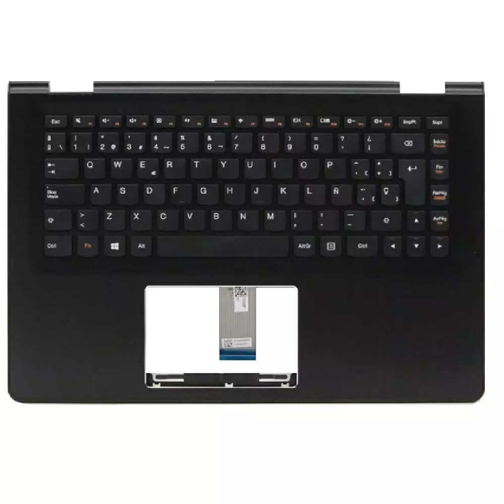 Top case + Teclado compatible para port&aacute;til LENOVO Yoga 500 Negro