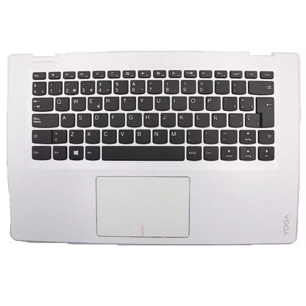 Top case + Teclado compatible para port&aacute;til LENOVO 510-14ISK Blanco