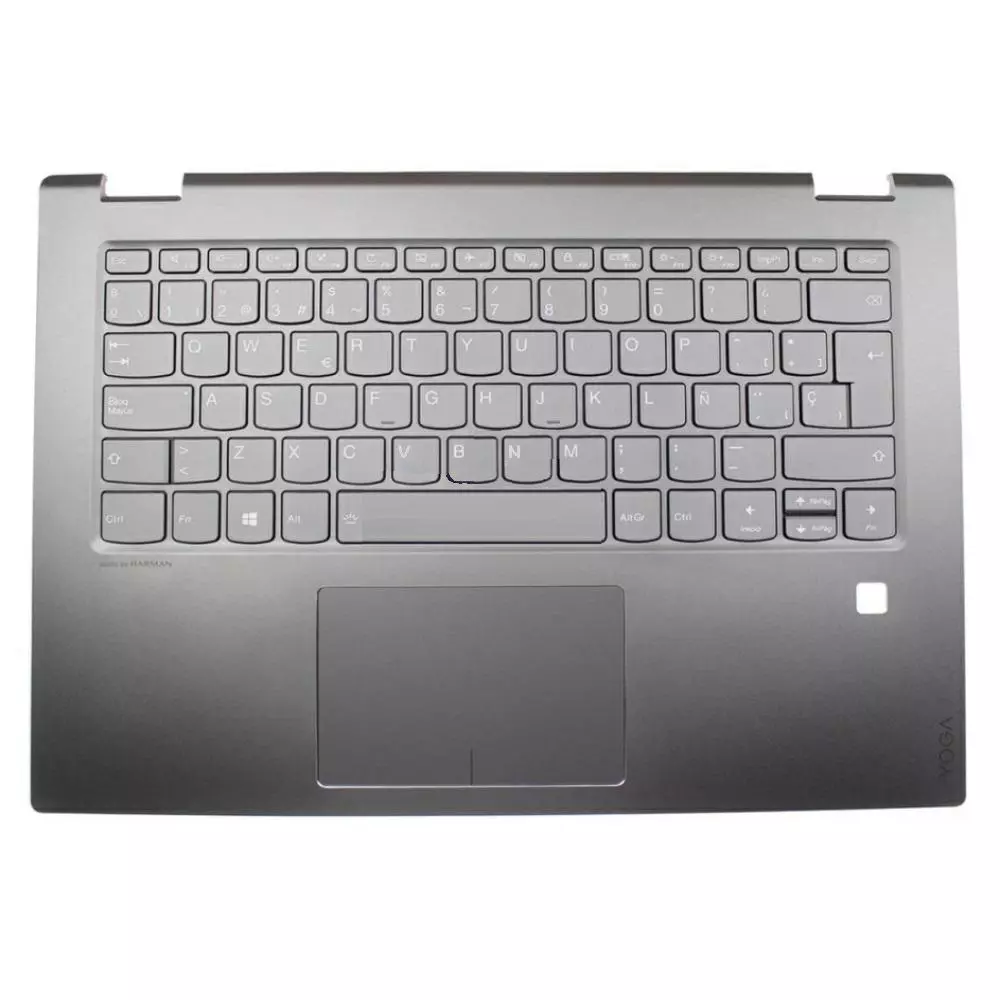 Top case + Teclado compatible para port&aacute;til LENOVO 520-14IKB Gris oscuro