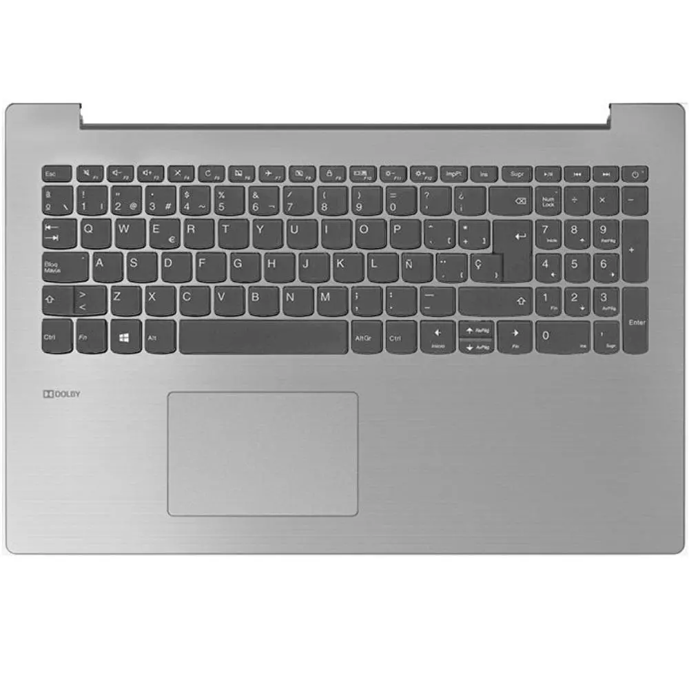 Top case + Teclado compatible para port&aacute;til LENOVO 330-15IKB Plata
