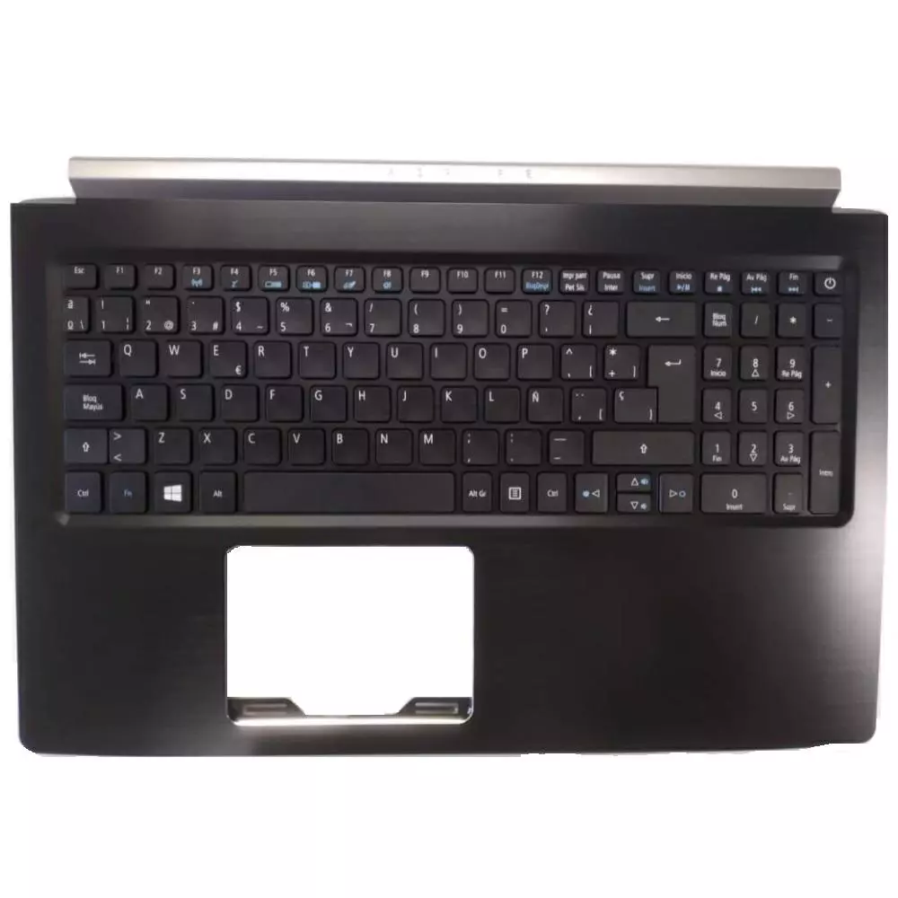 Top case + Teclado compatible para port&aacute;til ACER A515-51 Negro