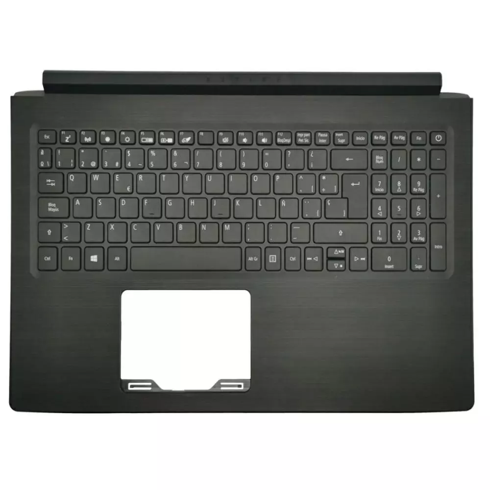 Top case + Teclado compatible para port&aacute;til ACER A315 Negro