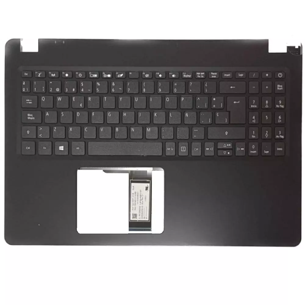 Top case + Teclado compatible para port&aacute;til ACER A315-42 Negro