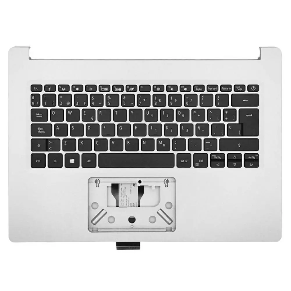Top case + Teclado compatible para port&aacute;til ACER A314-22 Blanco
