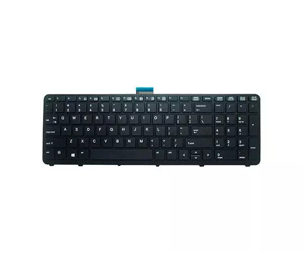 Teclado compatible para port&aacute;til HP Zbook 15 G2 / Zbook 17 G2 / Ingles / 733688-001 / Negro
