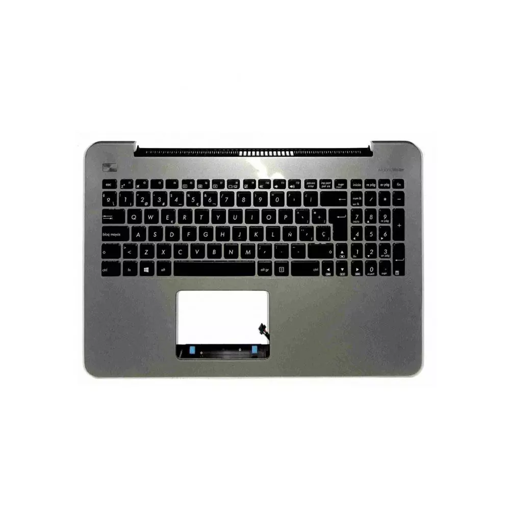 Top case + Teclado compatible para port&aacute;til ASUS K551LB / S551LA Plata