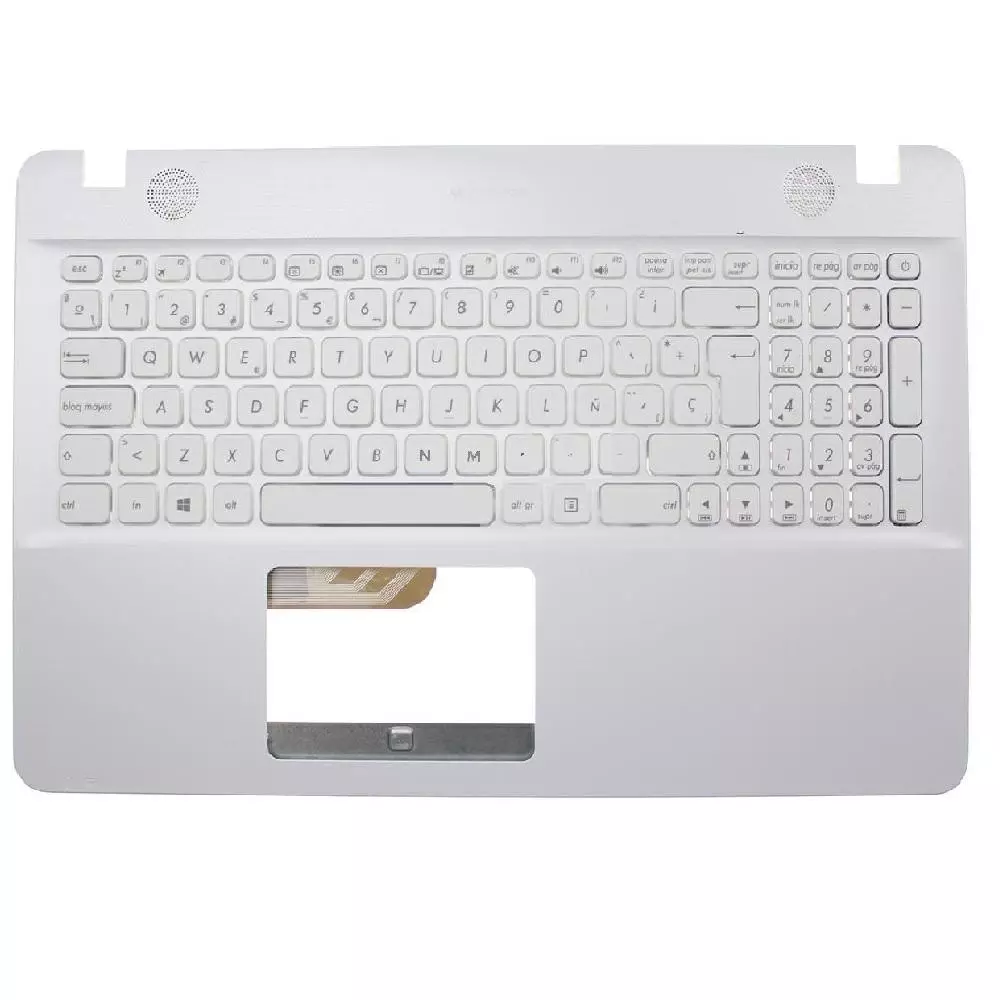 Top case + Teclado compatible para port&aacute;til ASUS K541UA Blanco