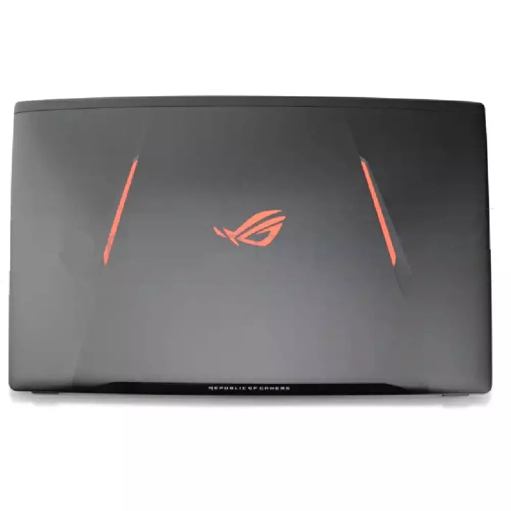 LCD Cover compatible para port&aacute;til ASUS Rog Strix GL753VD / GL753VE Negro y rojo