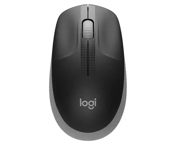 Raton &oacute;ptico inal&aacute;mbrico Logitech M190 Negro-Gris / Tama&ntilde;o normal 910-005906