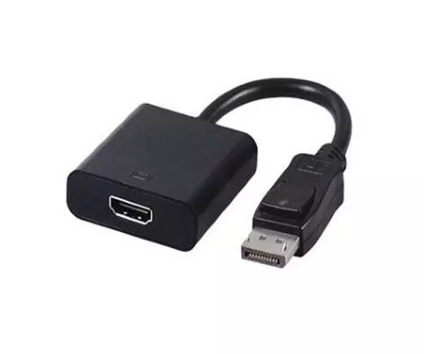 Adaptador DisplayPort a HDMI  M/H / 10cm / Negro / Cablexpert / a-dpm-HDMIf-002