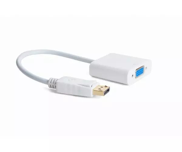 Adaptador DisplayPort a VGA Tipo B / Blanco / Cablexpert a-dpm-VGAf-02-W