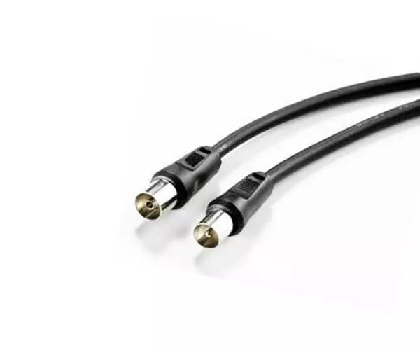 Cable antena tv 75 ohm M/H 1.8m Nanocable / 10.26.0202