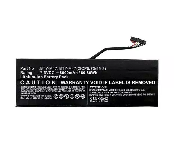 Bater&iacute;a compatible para port&aacute;til MSI GS40 7.6V / 8000mAh / MBXMSI-BA0009