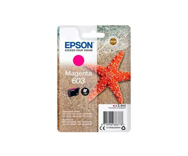 Tinta Original Epson 603 Magenta  Xp-2100 / Xp-3100 / Wf-2830dwf