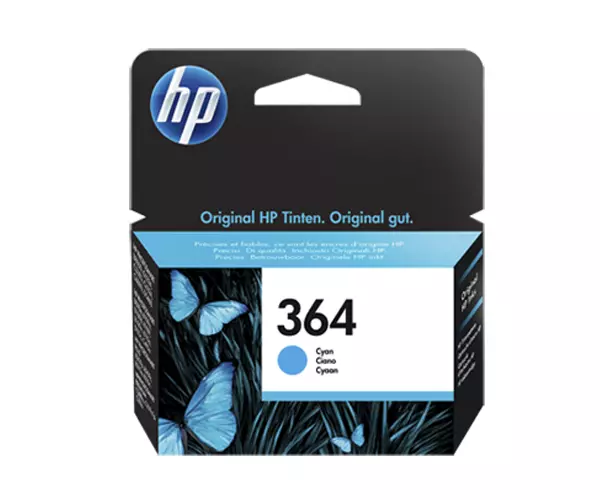 Tinta Original Hp n364 Cian cb318ee