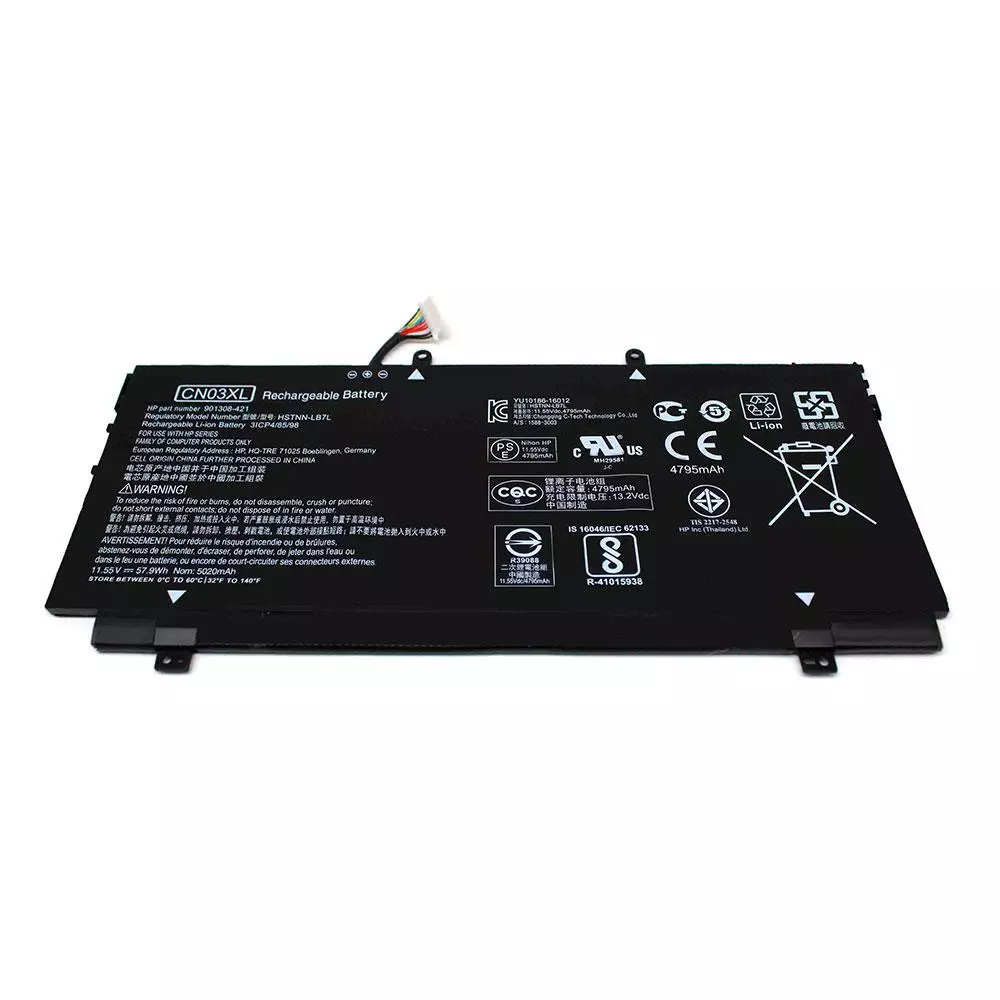 Bater&iacute;a compatible para port&aacute;til HP CN03XL 11.55V 57.9 Wh