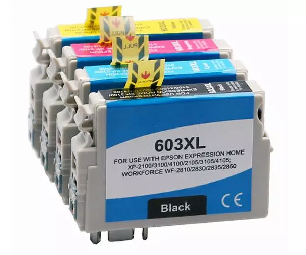 Tinta gen&eacute;rica para EPSON 603 XL / T03a2 / T03u2 / Cian