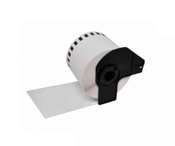 Etiquetas gen&eacute;ricas para BROTHER DK22212 Negro / Blanco