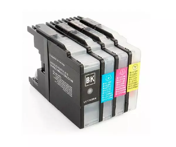 Tinta gen&eacute;rica para BROTHER LC1220 / LC1240 / LC1280 XL Amarillo