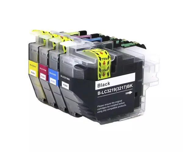 Tinta gen&eacute;rica para BROTHER LC3217 Cian