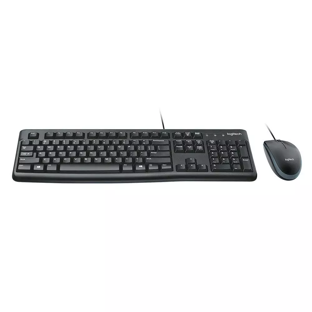 Combo Teclado + Raton USB Logitech MK120 Negro  920-002550