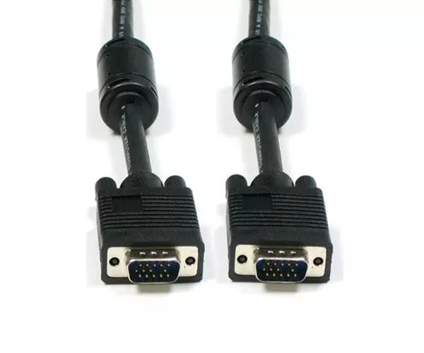 Cable VGA M/M Ferrita / 1.8m / 3Go / Negro / Cvgamm