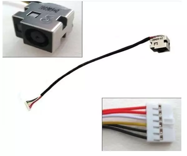 Dc-Jack compatible para portatil HP dv6 / cq61 / cq71 / g61 / 15cm Aprox.