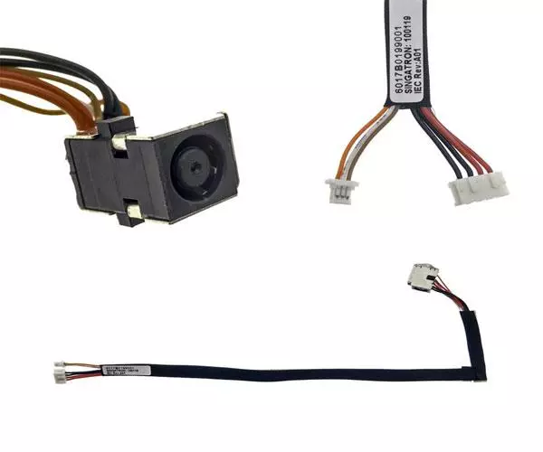 Dc-Jack compatible para portatil HP 4710 / 4710s / 4415s /  19cm acodado
