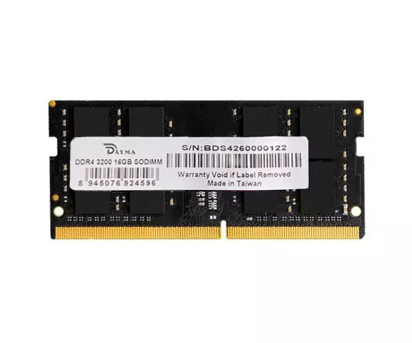 Memoria Ram Dayma SODIMM DDR4 16Gb 3200mhz / Non-ecc / Chips Samsung / DM0004