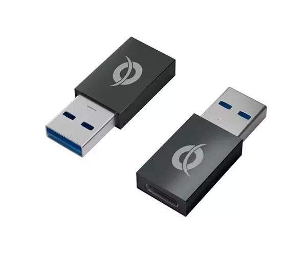 Kit adaptadores Conceptronic Donn /  USB 3.0 tipo A macho a Type-C hembra / DONN10G